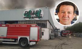 Tolentino, il sindaco Sclavi revoca le ordinanze dell’incendio alla Rimel. Ma invita alla cautela
