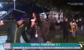 Palpeggia la giornalista in diretta tv: condannato a un anno e mezzo il tifoso marchigiano