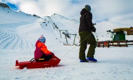 Sarnano, weekend sulla neve: apertura gratuita per i tapis roulant di Sassotetto e Santa Maria Maddalena