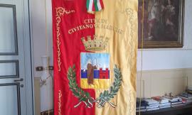 Nuovo gonfalone per il Comune di Civitanova: sullo stemma l'effige di San Marone