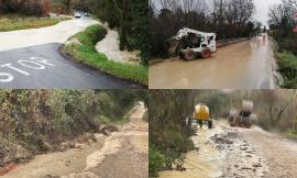 Maltempo, a Treia frane e allagamenti: chiesto stato di calamità. Il sindaco: "Fenomeni mai verificatisi" (FOTO)