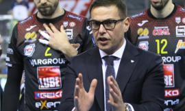 Superlega, Lube di scena a Verona. Blengini e il mercato: "Ho ancora un anno di contratto, felice di onorarlo"