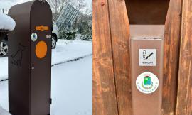 "Valfornace amica dell'ambiente": installati dog toilet e posacenere