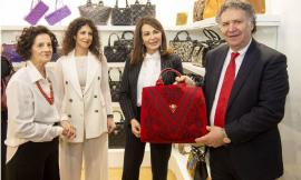Mipel, Valentino Orlandi riceve la visita del ministro Daniela Santanché