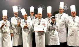 Il team cuochi Marche sul podio ai campionati italiani della cucina: splendido argento