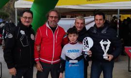 Motocross, il baby talento Fabio Santecchia sugli scudi: doppia vittoria al Trofeo Marche Uisp