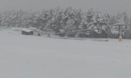 Maltempo, torna la neve sull'Appennino marchigiano: a Ussita 40 centimetri