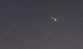 Due punti luminosi nei cieli maceratesi: è lo spettacolo del "bacio" tra Venere e Giove