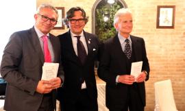 Il peacekeeper Andrea Angeli al Rotary Club di Macerata con Vincenzo Varagona: un mondo in subbuglio (FOTO)