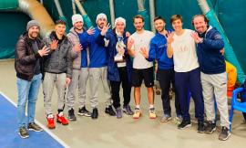 Associazione tennis Macerata, doppio successo da record al campionato regionale indoor