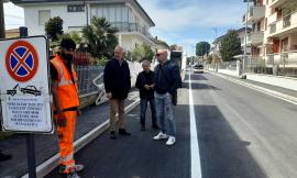 Civitanova, terminati i lavori in via Crimea: "Consegniamo alla città un'altra strada sicura"