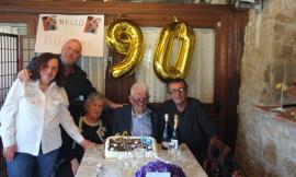 Nello Roganti spegne 90 candeline: è festa a Pollenza (FOTO)