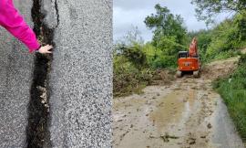 Maltempo, situazione peggiorata sulle strade provinciali: chiuse le Sp 55 e 88 a Gualdo e San Ginesio