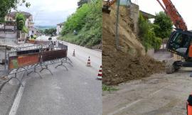 Corridonia, frana in via Zoccolanti: evacuate tre famiglie