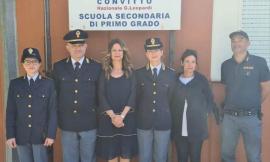 Macerata, Giornata dei bambini scomparsi, la polizia sale in cattedra alla scuola media del Convitto