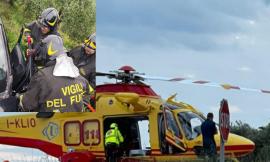 Frontale tra due auto: un ferito trasportato a Torrette in elisoccorso