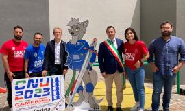 CNU, Arnlod arriva a Pieve Torina: la mascotte delle 'universiadi' continua il tour