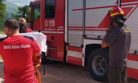 Fiastra, cade durante escursione sulle Lame Rosse: recuperata e soccorsa in ambulanza