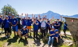 Pieve Torina, staffetta blu dell'autismo lungo il sentiero delle acque