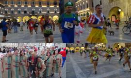 Pit-stop con la birra e maschere stravaganti: grande successo per la "Corsa di Homer"