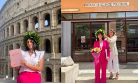 Montecassiano, corona d'alloro per Michelle Molina: arriva la laurea alla Sapienza