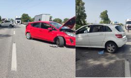 Montecosaro, schianto in superstrada: due feriti e traffico in tilt