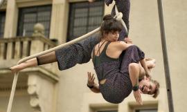 Montelupone, all'Art Festival di scena il Duo LudiLò: corpi in movimento e una corda verticale