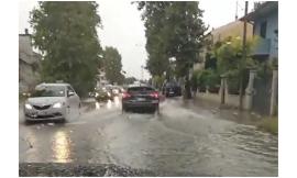 Sabato d'agosto all'insegna del maltempo nel Maceratese: a Porto Recanati strade allagate