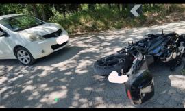 Camerino, incidente in moto per Gaetano Maccari: spalla lussata