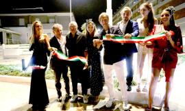 Un'opera d'arte nel cuore di Civitanova: inaugurato lo spartitraffico all'inizio di Corso Umberto I