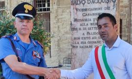 Pieve Torina, si insedia il nuovo comandante della stazione dei carabinieri: incontro con il sindaco