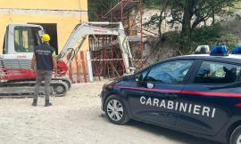 Fiuminata, nel cantiere lavoro nero: scatta il sequestro, tre denunciati