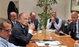 Un nuovo centro di ricerca all'Università di Camerino: Castelli incontra il rettore Leoni