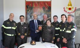 Macerata, il sottosegretario Prisco incontra i vigili del fuoco