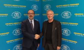 Macerata, il vice presidente del Consiglio Regionale Pasqui visita la nuova sede Fisiomed