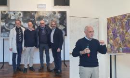 Corridonia, un architetto con la passione per l'arte: inaugurata la mostra di Riccardo Garbuglia