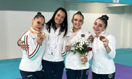 Ginnastica Macerata sempre più in alto: quattro medaglie ai Campionati europei di aerobica