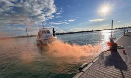 Civitanova, scoppia incendio al porto ma è solo un'esercitazione