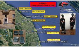 Dalla Puglia alle Marche per rubare auto, almeno 15 furti in un mese: arrestati tre giovani