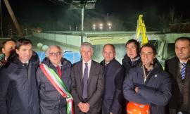 Visso, al via il cantiere all’ex piscina: c'è anche il ministro dello sport Andrea Abodi