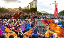 Civitanova, il Carnevale in piazza fa centro: Anna Falchi super madrina dell'evento