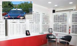 Civitanova, entrano dall'ottico e rubano occhiali da sole da mille euro: denunciati due ventenni