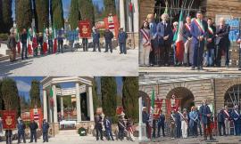 80 anni dall'eccidio di Montalto, Tolentino non dimentica i martiri: deposta corona d'alloro sulla lapide