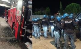 Ancona, preso d'assalto il pullman della squadra al rientro dalla sconfitta con la Recanatese