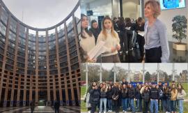 Macerata, il viaggio dell'ITE Gentili: dai banchi di scuola a quelli del Parlamento europeo