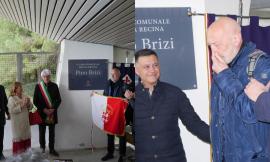 L'Helvia Recina intitolato a Pino Brizi, Sacchi: "Terminati i lavori faremo una vera e propria inaugurazione (VIDEO e FOTO)