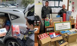 Civitanova, fermato al casello: nell'auto ha oltre mezzo milione di articoli per fumatori di contrabbando
