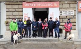 A Tolentino il nucleo cinofilo con cani molecolari: saranno fondamentali in caso di persone scomparse