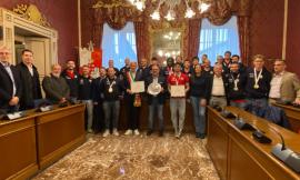 La Pallavolo Macerata premiata in Comune per la promozione in serie A2