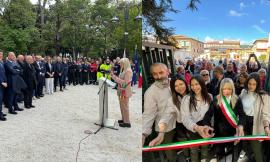 San Severino, taglio del nastro per il giardino storico monumentale "G.Coletti" e per il bar "Garten"